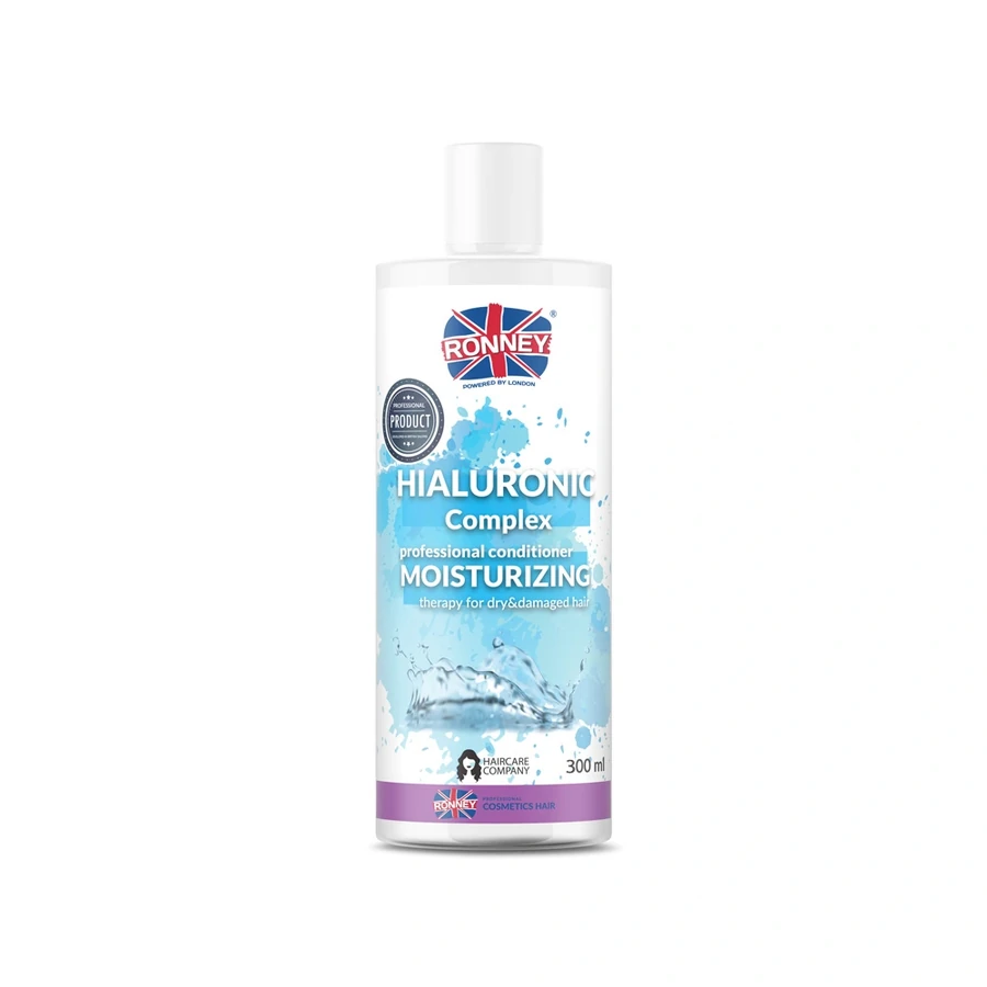 Кондиціонер для сухого та пошкодженого волосся Ronney Hialuronic Complex Moisturizing Conditioner для Dry and Damaged Hair 300 мл