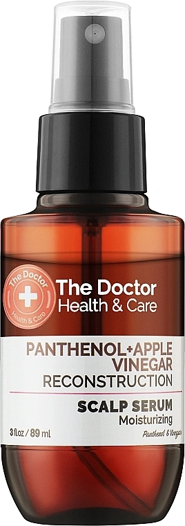 Сироватка для шкіри голови Реконструкція The Doctor Panthenol + Apple Vinegar Reconstruction Scalp Serum 89 мл