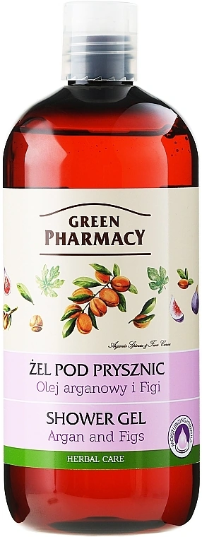 Гель для душу Аргана та Інжир Green Pharmacy Shower Gel Argan and Figs 500 мл