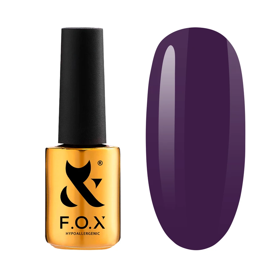 Гель-лак FOX Gel Polish Gold Spectrum 125 фіолетовий, емаль 14 мл