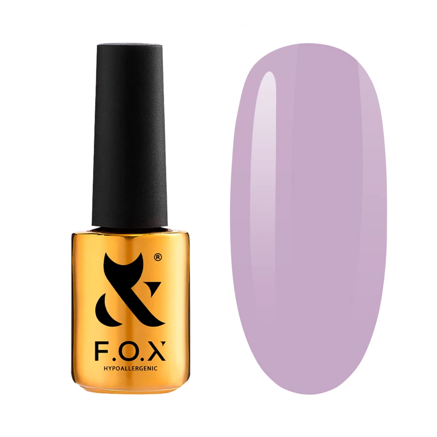 Гель-лак FOX Gel Polish Gold Spectrum 127 лавандовий, емаль 14 мл