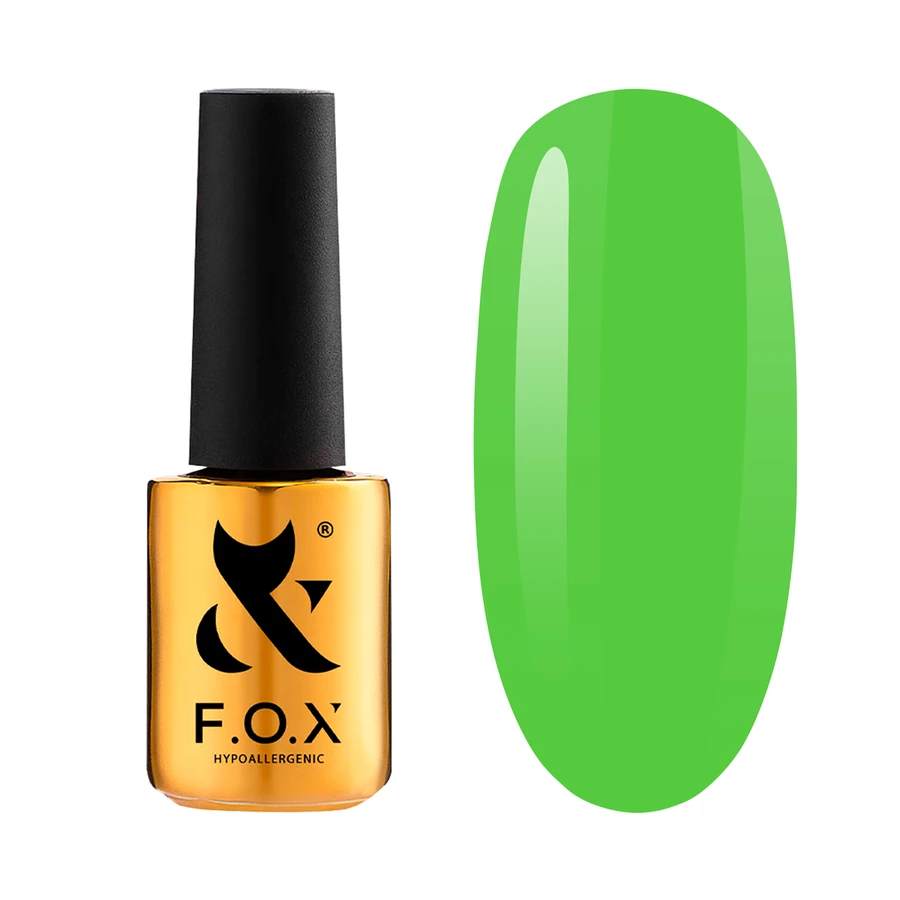 Гель-лак FOX Gel-Polish Spectrum 138 зелений, емаль 14 мл
