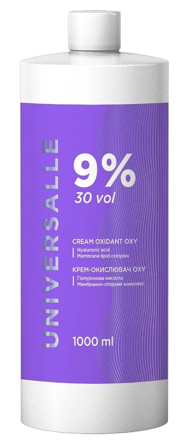 Крем-окислювач 9% UNIVERSALLE Cream Oxidant Oxy 9% 1000 мл