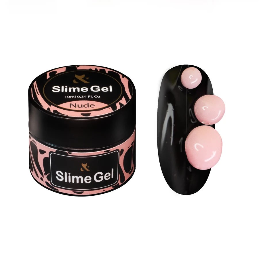 Гель-жуйка для дизайну FOX Slime Gel Nude нюдовий 10 мл