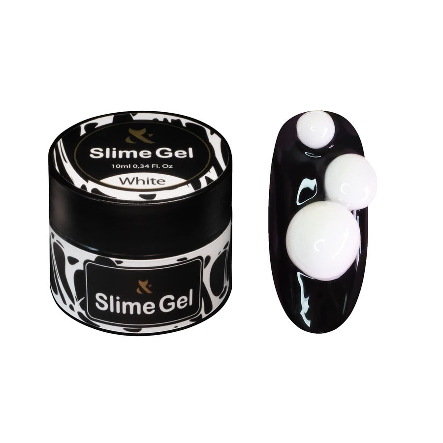 Гель-жуйка для дизайну FOX Slime Gel White білий 10 мл