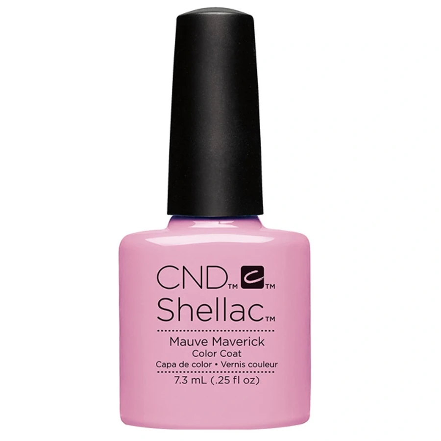 Гель-лак CND Shellac Mauve Maverick ніжно-рожевий, емаль 7,3 мл