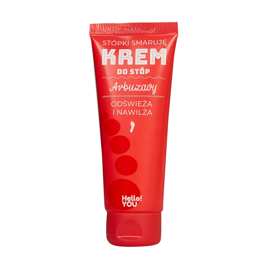 Крем для ніг Кавун Hello!You Foot Cream Watermelon 75 мл