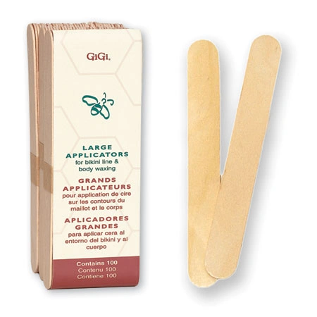 Дерев`яні шпателі для воску GIGI Applicators Large 100 шт
