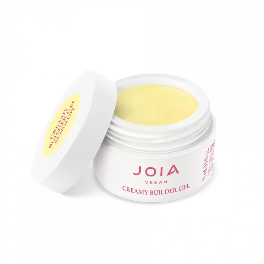 Моделюючий гель JOIA Vegan Creamy Builder Gel Sunglow ніжно-жовтий 15 мл