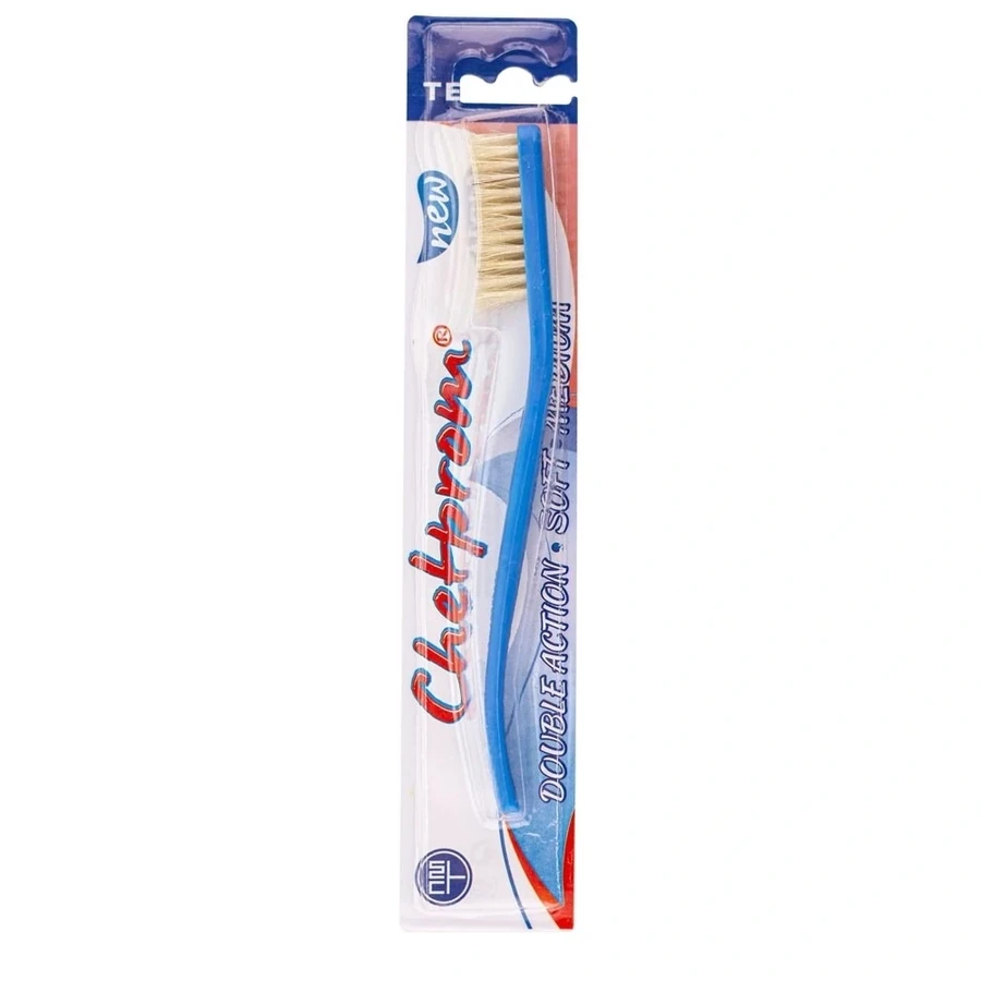 Зубна щітка з натуральною щетиною Chetprom Natural Bristle Toothbrush №46