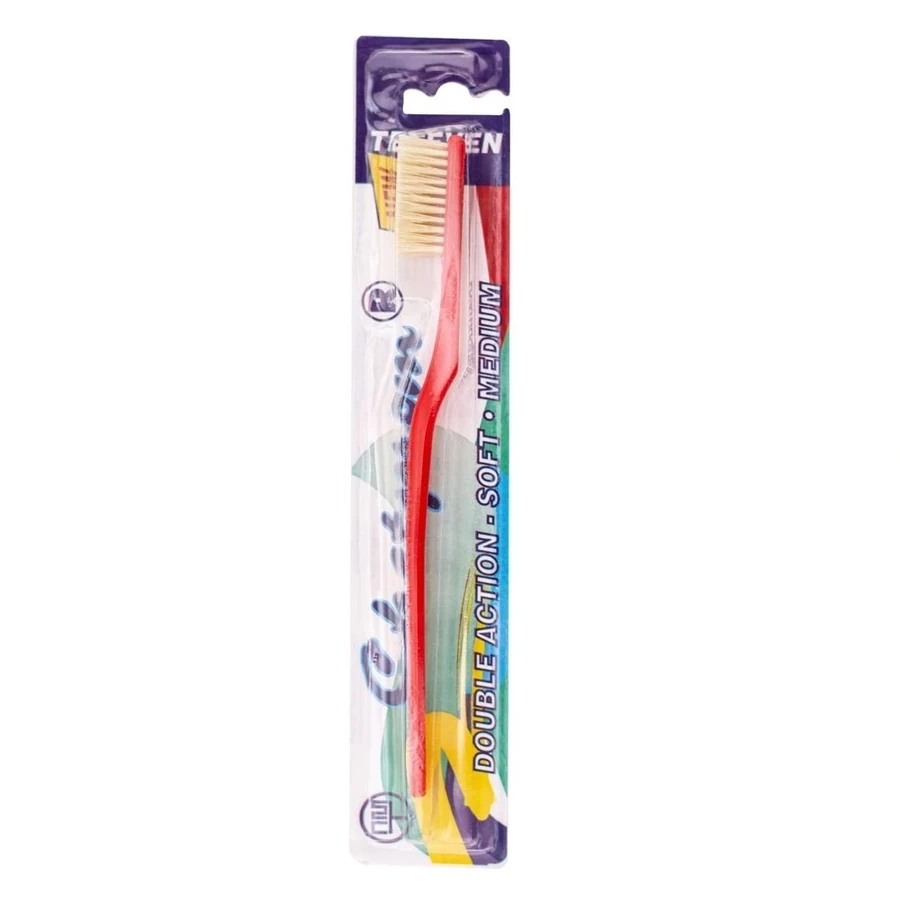 Зубна щітка з натуральною щетиною Chetprom Natural Bristle Toothbrush №47