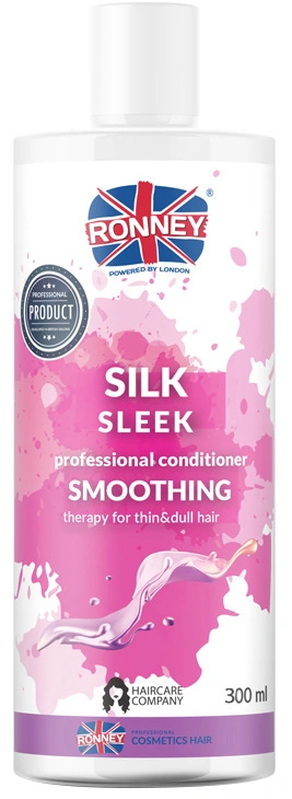 Кондиціонер для тонкого та тьмяного волосся Ronney Silk Sleek Smoothing Conditioner 300 мл