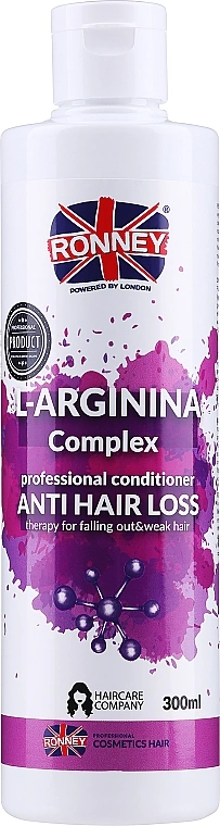 Кондиціонер для ослабленого волосся Ronney L-Arginina Anti Hair Loss Conditioner 300 мл