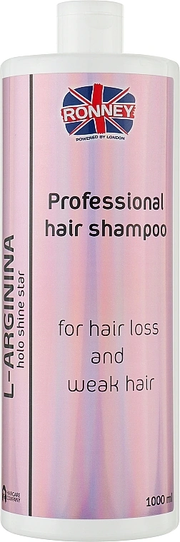 Шампунь проти випадіння волосся Ronney HoLo Shine Star L-Arginine Shampoo 1000 мл