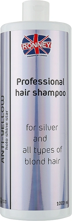 Ronney Holo Shine Star Anti-Yellow Shampoo 1000 мл