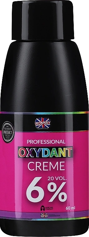 Крем-окислювач для волосся Ronney Professional Oxydant Creme 6% 60 мл
