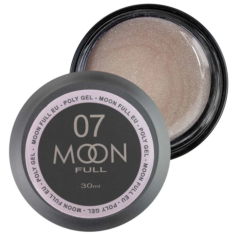 Полігель MOON FULL Poly Gel №07 бронза із шиммером 30 мл