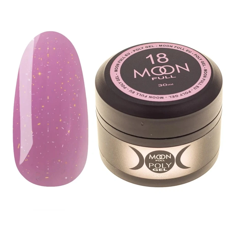 Полігель MOON FULL Poly Gel №18 рожевий Зефір 30 мл