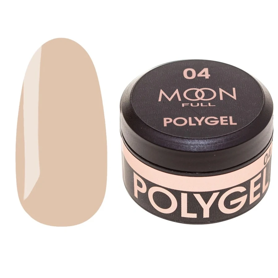Полігель MOON FULL Poly Gel №04 натуральний 15 мл
