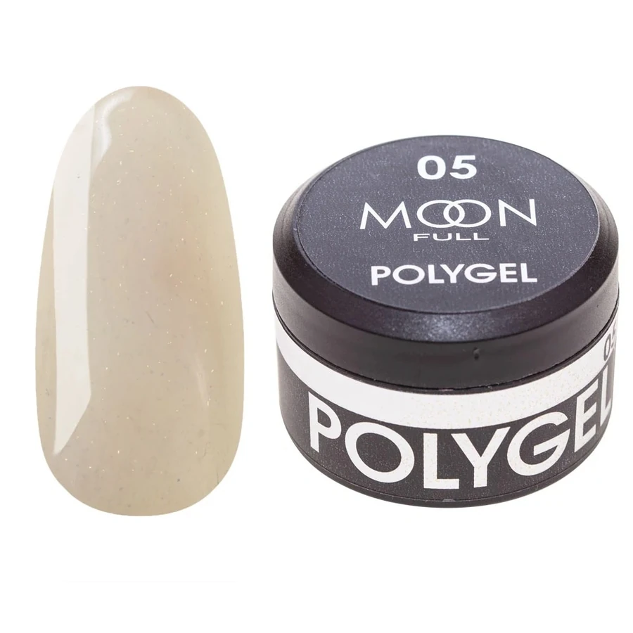 Полігель MOON FULL Poly Gel №05 перлово-молочний 15 мл