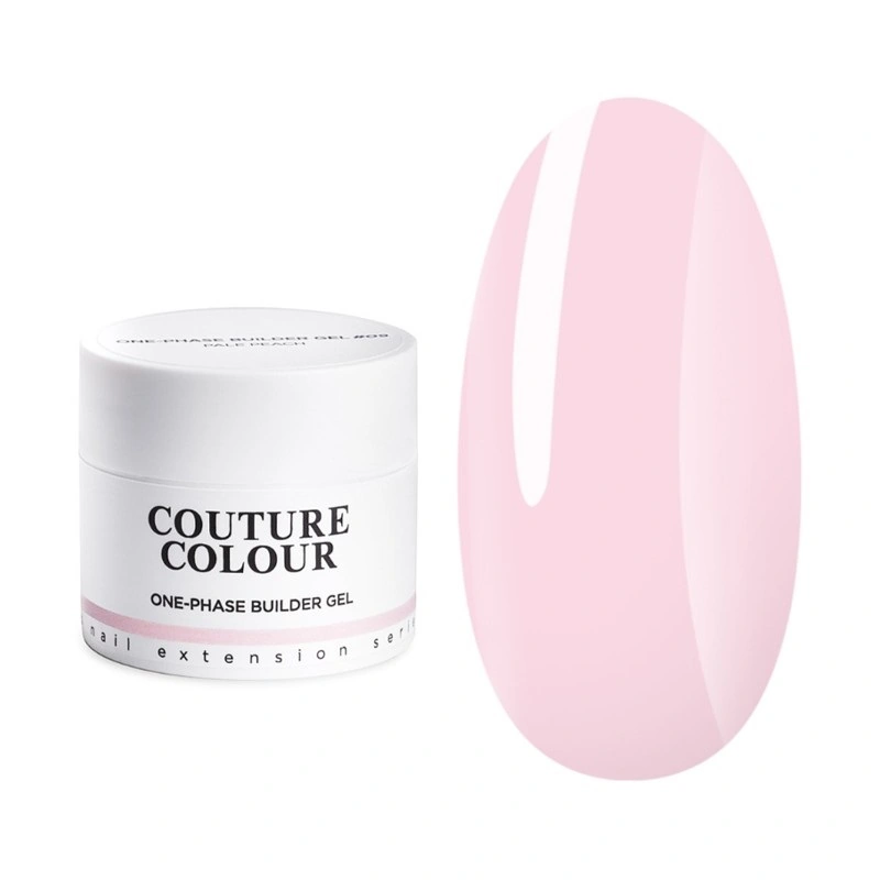 Однофазний гель для моделювання Couture Colour One-Phase Builder Gel 04 Natural Pink натуральний рожевий 15 мл
