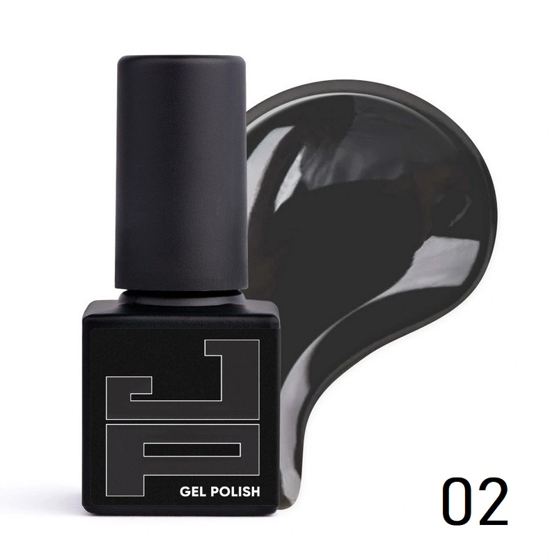 Гель-лак Jerden-Proff Gel Polish 02 графіт, емаль 5 мл