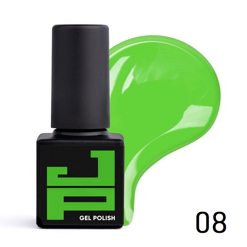 Гель-лак Jerden-Proff Gel Polish 08 світло-зелений, емаль 5 мл
