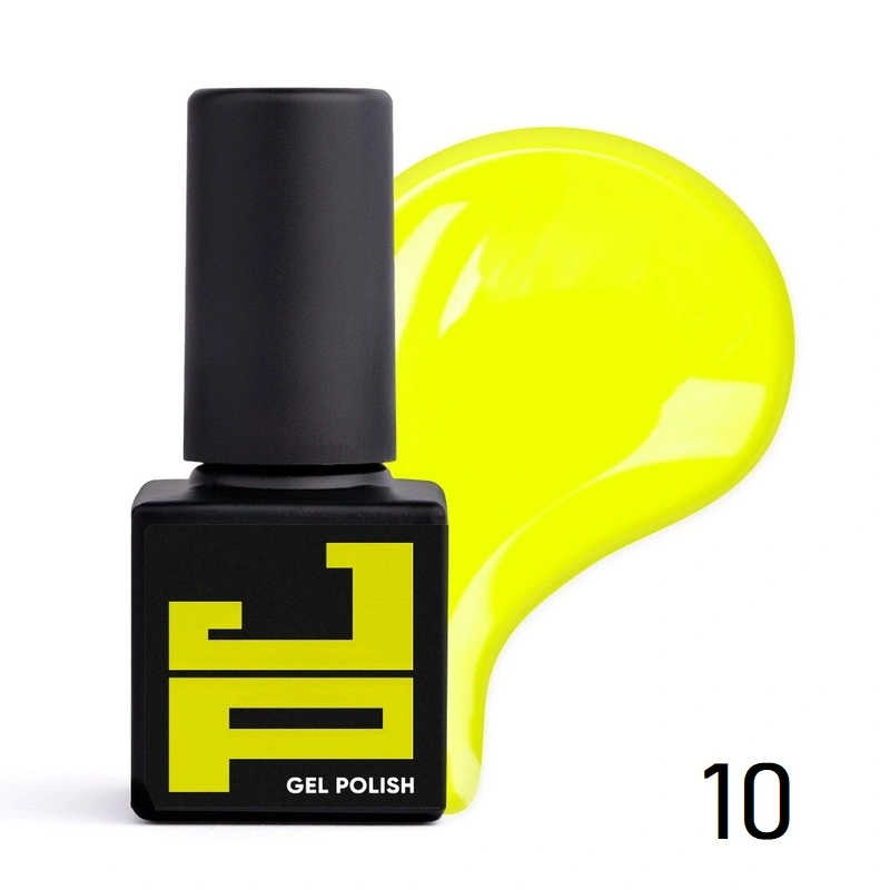 Гель-лак Jerden-Proff Gel Polish 10 неоново-жовтий, неоновий 5 мл