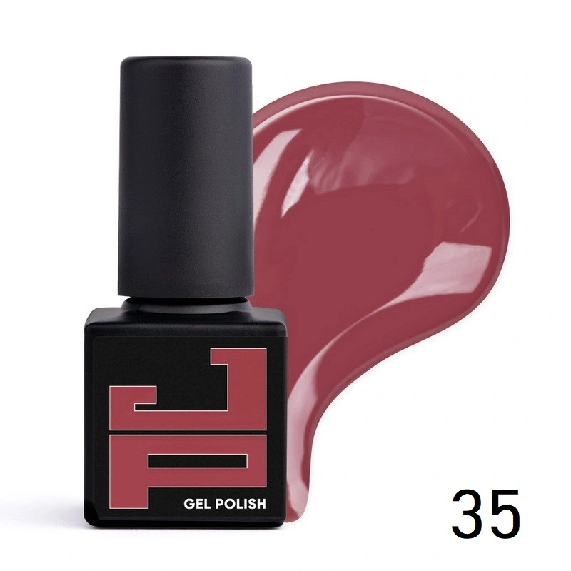 Гель-лак Jerden-Proff Gel Polish 35 фіолетово-коричневий, емаль 5 мл