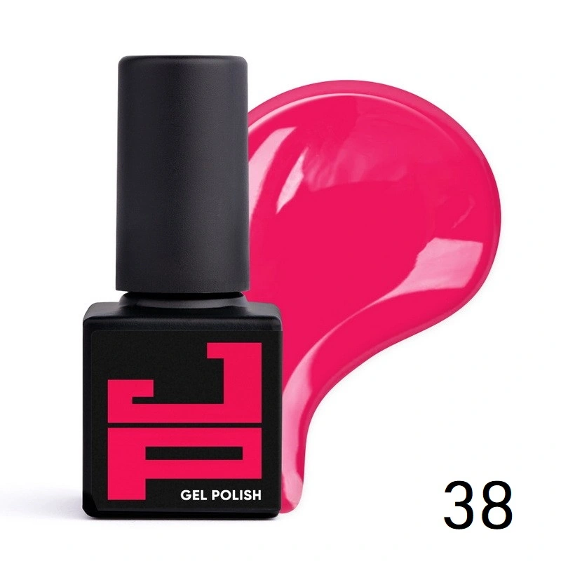 Гель-лак Jerden-Proff Gel Polish 38 неоново-рожевий, неон 5 мл