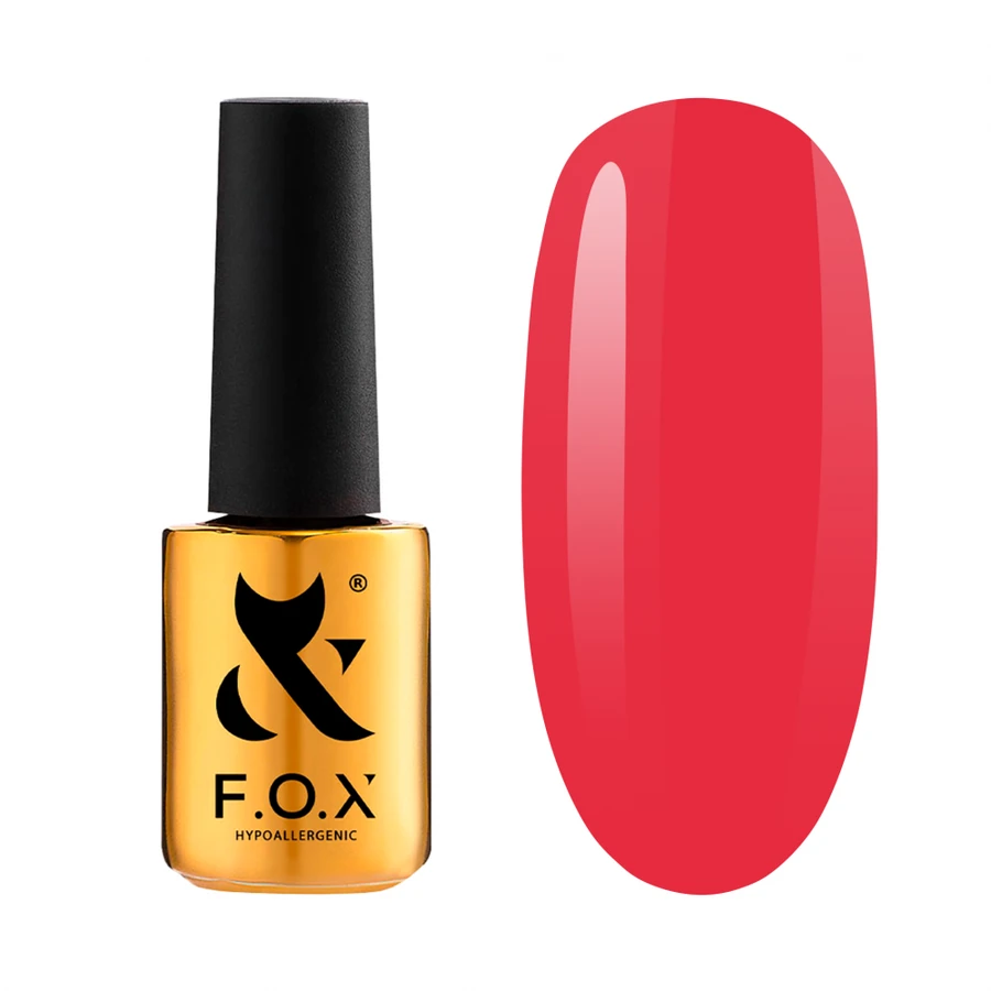 Гель-лак FOX Gel Polish Gold Spectrum 143 кораловий, емаль 14 мл