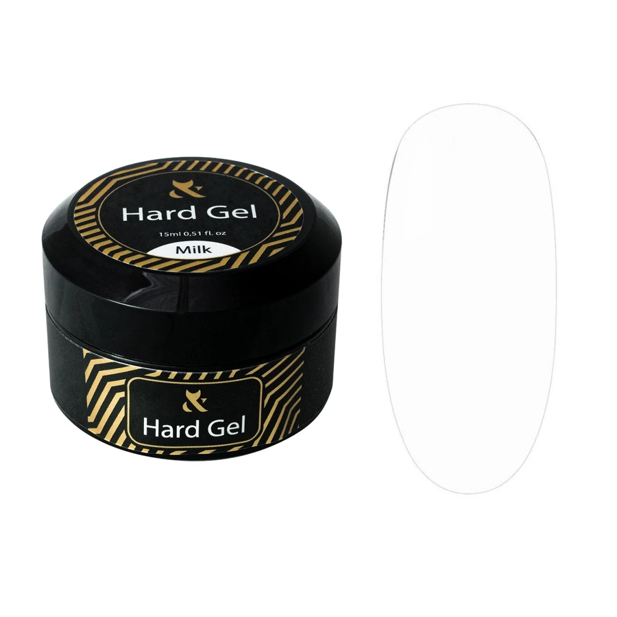Гель для моделювання та зміцнення FOX Hard Gel Cover Milk молочно-білий 15 мл