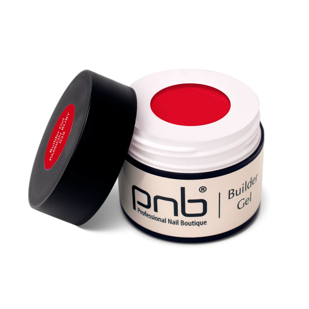 PNB Моделюючий гель PNB Builder Gel 039 Passion Ruby червоний 15 мл
