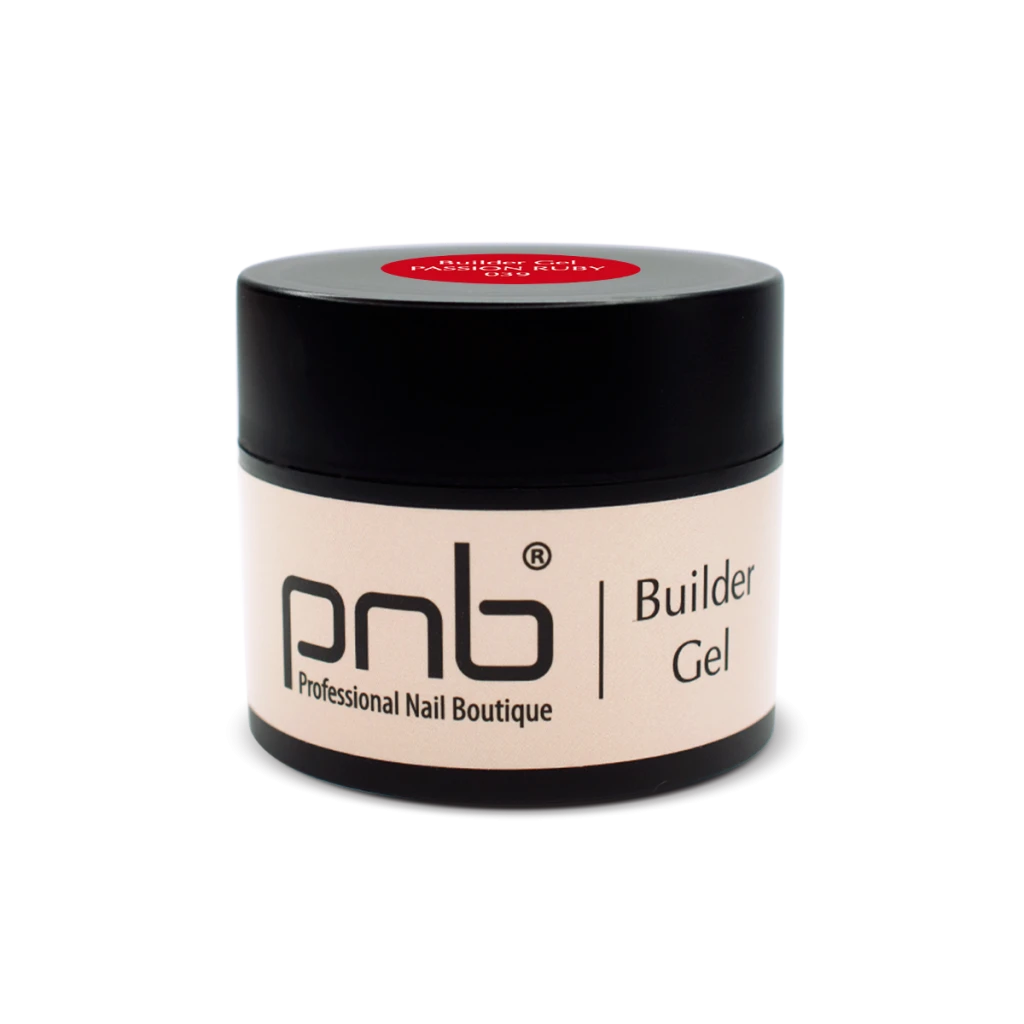 PNB Моделюючий гель PNB Builder Gel 039 Passion Ruby червоний 15 мл