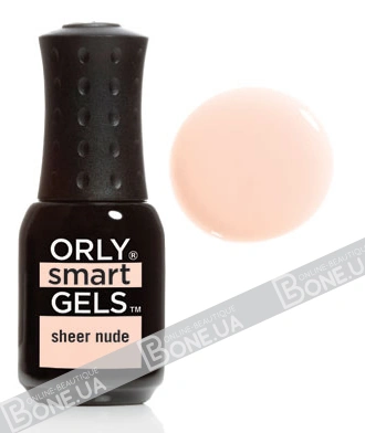 Міні гель-лак ORLY Smart gels Sheer Nude напівпрозорий ніжно-бежевий, емаль 5,3 мл