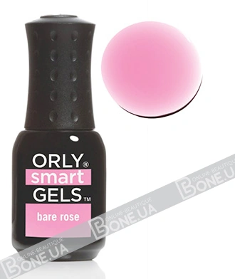 Міні гель-лак ORLY Smart gels Bare Rose ніжно-рожевий напівпрозорий, емаль 5,3 мл