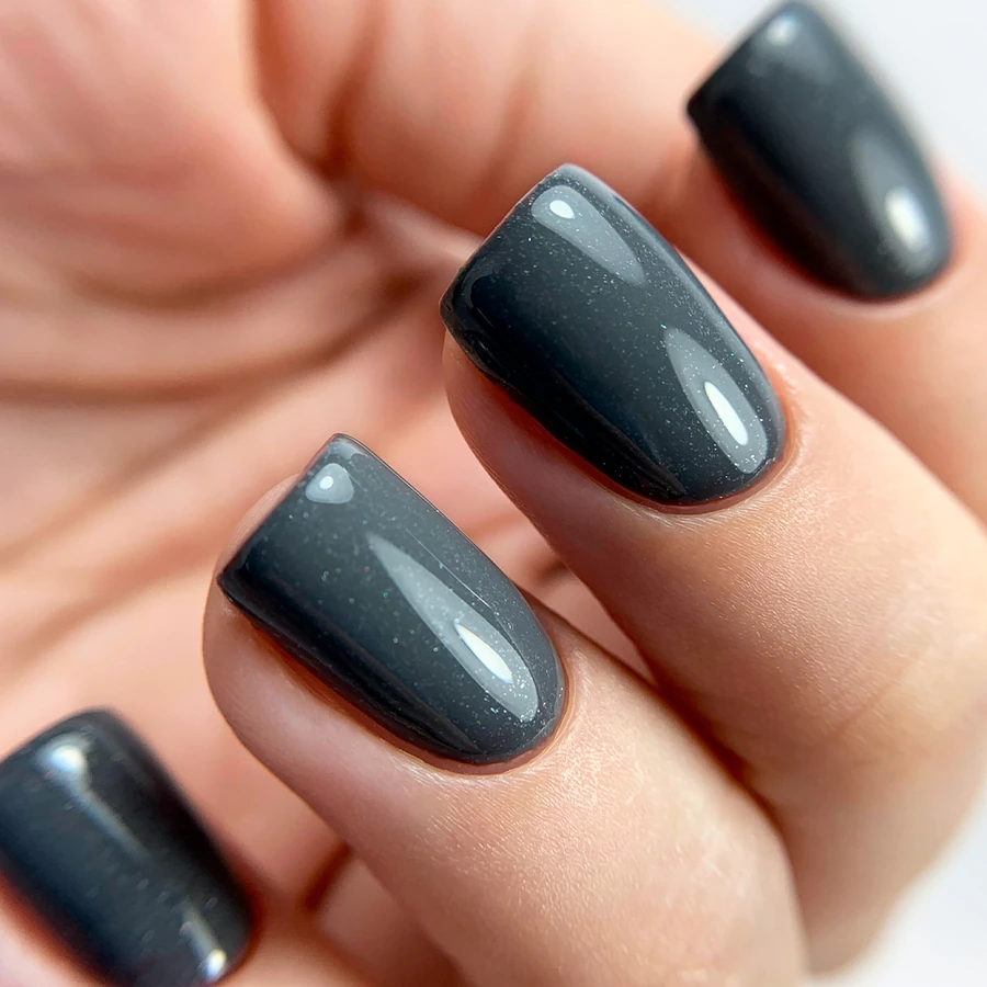 Гель-лак PNB №363 Twilight Shimmer темно-сірий з блискітками 8 мл