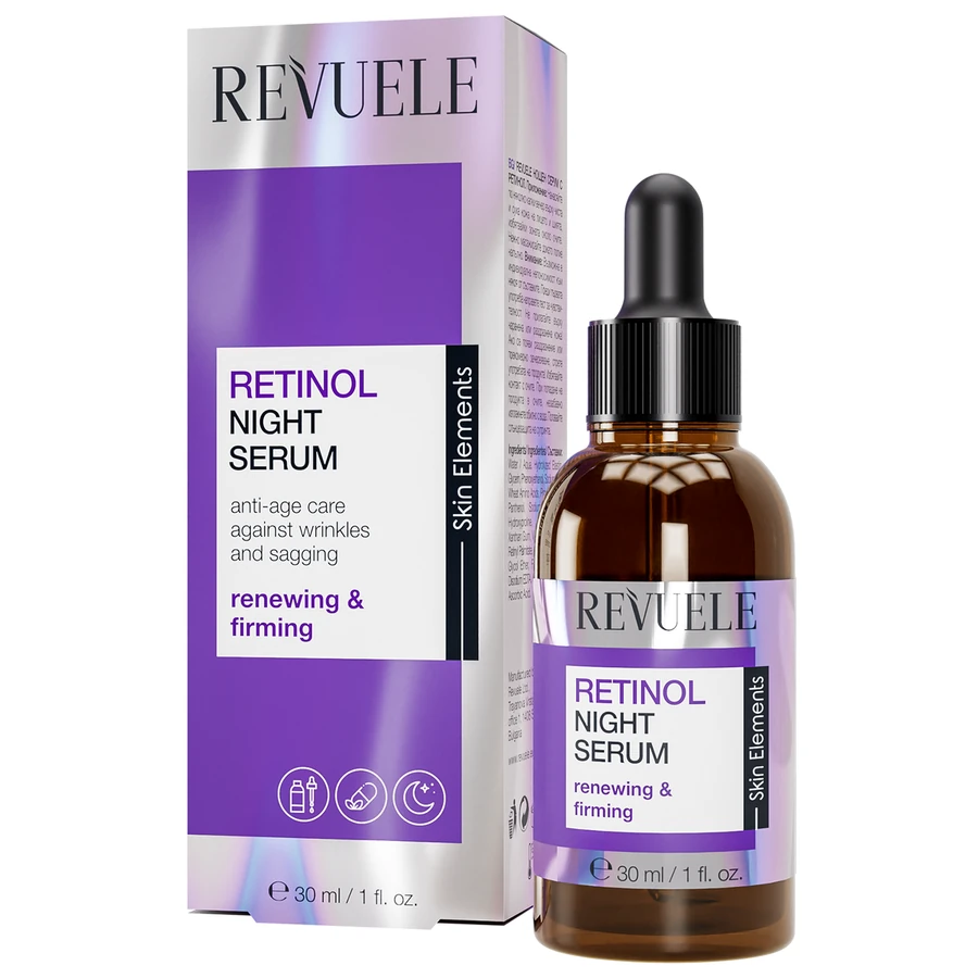Нічна сироватка для обличчя з ретинолом Revuele Retinol Night Serum 30 мл