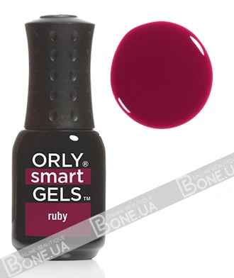 Міні гель-лак ORLY Smart gels Ruby бордовий, емаль 5,3 мл