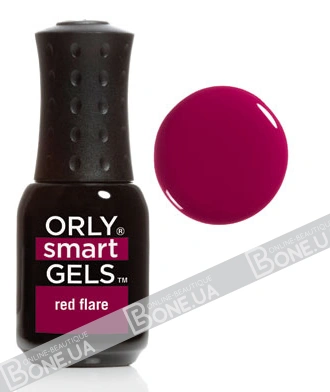 Міні гель-лак ORLY Smart gels Red Flare вишневий, емаль 5,3 мл
