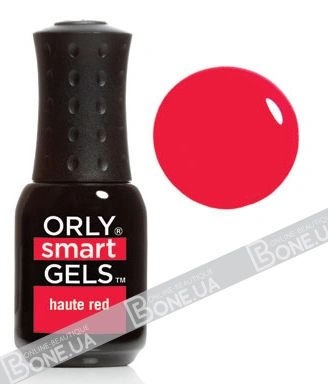 Міні гель-лак ORLY Smart gels Haute Red червоний класичний, емаль 5,3 мл