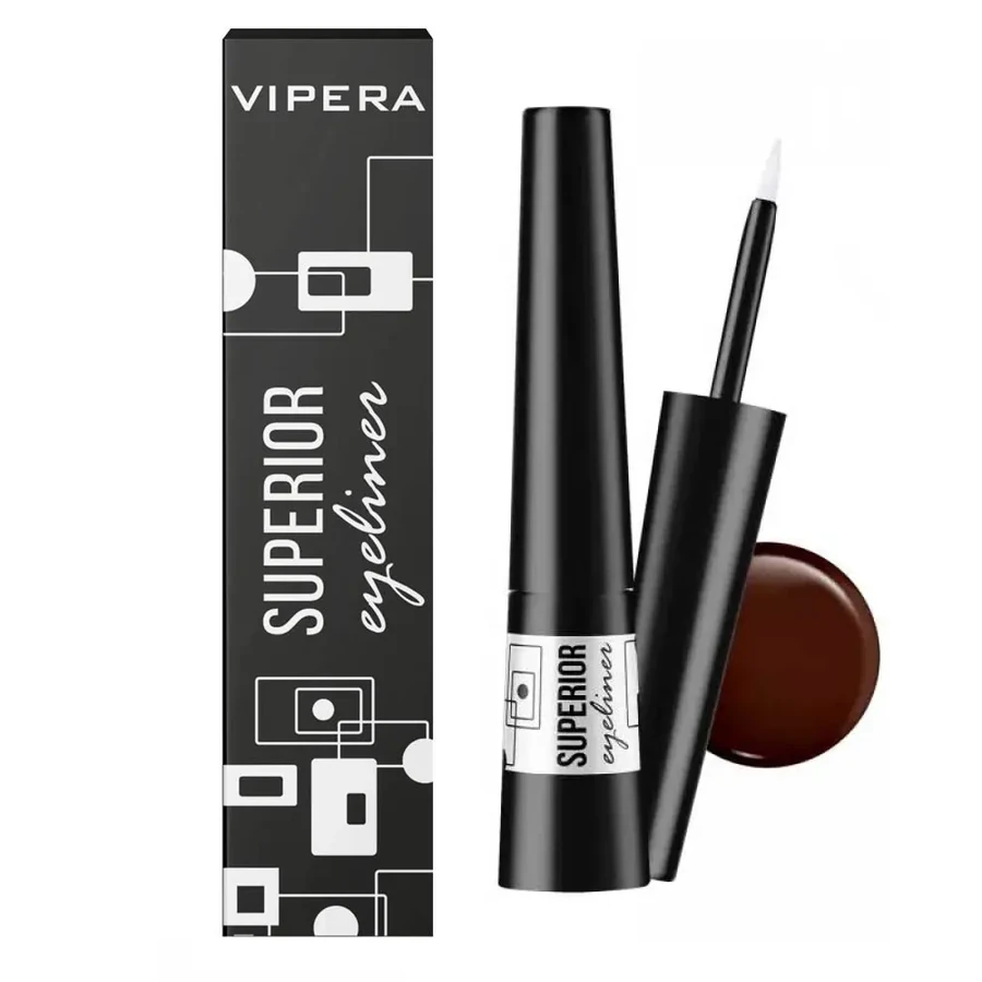 Підводка для очей Vipera Superior Eyeliner №02 Brown коричневий 3 мл