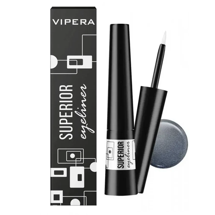 Підводка для очей Vipera Superior Eyeliner №05 Silver срібло 3 мл