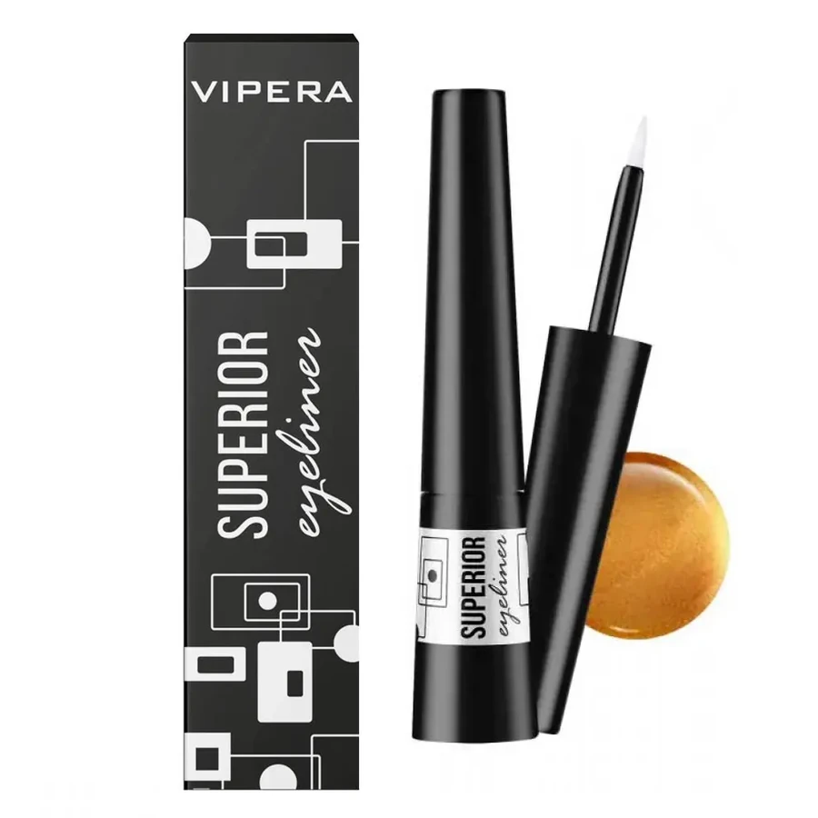 Підводка для очей Vipera Superior Eyeliner №06 Gold золото 3 мл