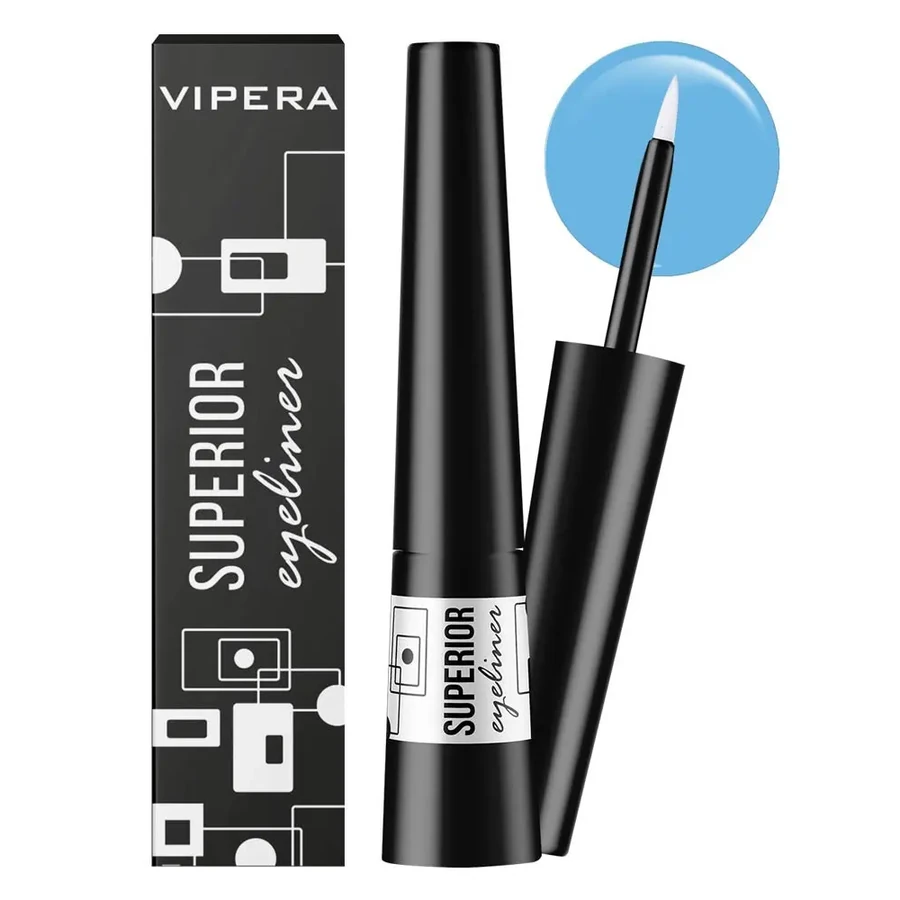 Підводка для очей Vipera Superior Eyeliner №12 Blue блакитний 3 мл