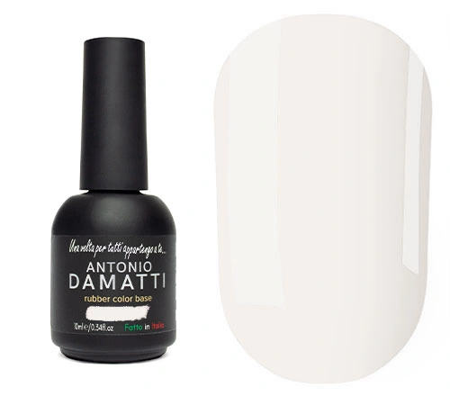 Каучукова кольорова база Antonio Damatti Rubber Color Base №001 молочно-білий 10 мл