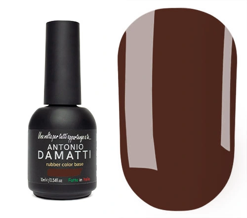 Каучукова кольорова база Antonio Damatti Rubber Color Base №008 коричнево-бордовий 10 мл
