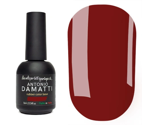 Каучукова кольорова база Antonio Damatti Rubber Color Base №013 багряний 10 мл