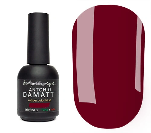 Каучукова кольорова база Antonio Damatti Rubber Color Base №015 темно-червоний 10 мл
