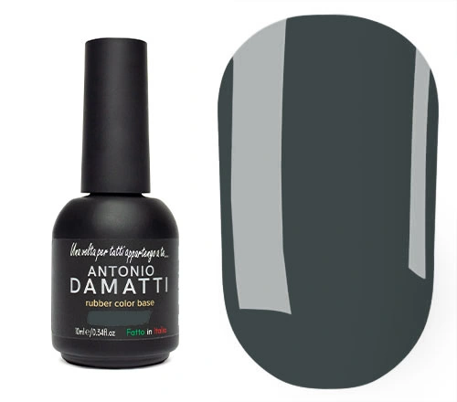 Каучукова кольорова база Antonio Damatti Rubber Color Base №018 сланцево-сірий 10 мл